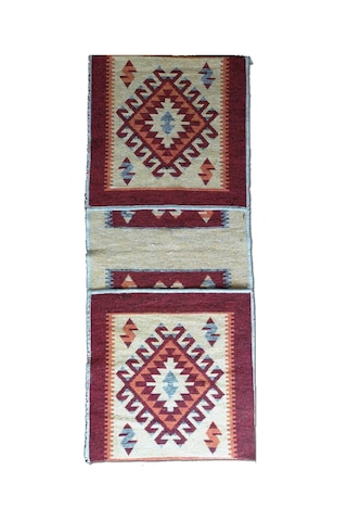 Motosiklet. Elektrikli Bisiklet. Heybesi 2 Gözlü Kilim Çanta Büyük-Mavi