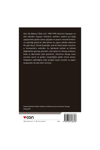 Sizin Hiç Babanız Öldü Mü? - Feride Çiçekoğlu - Can Yayınları