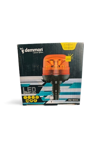 Demmon Dm-900a Led Çakar Lamba 12v 24v Boru Tipi Kelebek Bağlantılı Tepe İkaz Lambası