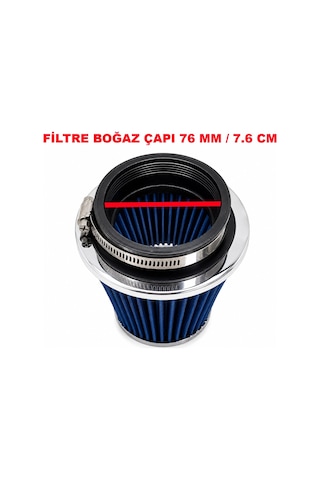 Hks 7.6cm / 76mm Dar Huni Tip Açık Hava Filtresi-performans Açık Hava Filtresi