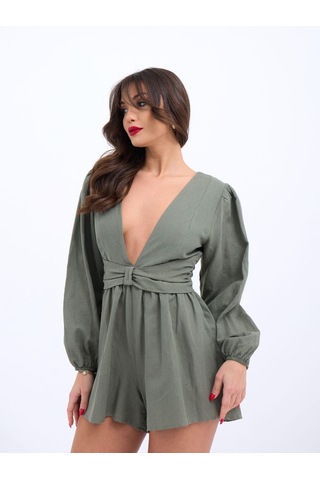 Simala 6528 Tulum Elbise-haki