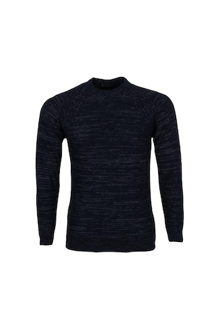 Erkek Kazak Sıfır Yaka Lacivert Rar01117 001