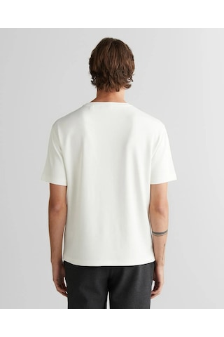 Gant 2325372t Erkek Tişört Ekru