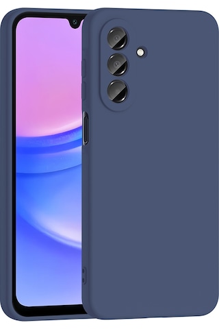 Samsung Uyumlu Galaxy A37 Kılıf Zore Mara Lansman Kapak - Lacivert
