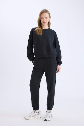 Defacto Regular Fit 2li Takım Kalın Bisiklet Yaka Sweatshirt Esnek Belli Jogger Eşofman Altı D8022axnsar191 Antrasit