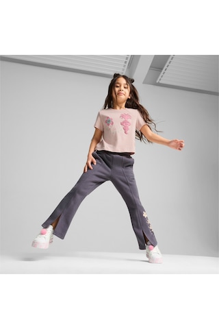 Puma X Trolls Çocuk Geniş Paça Eşofman Altı 627387 69 Antrasit