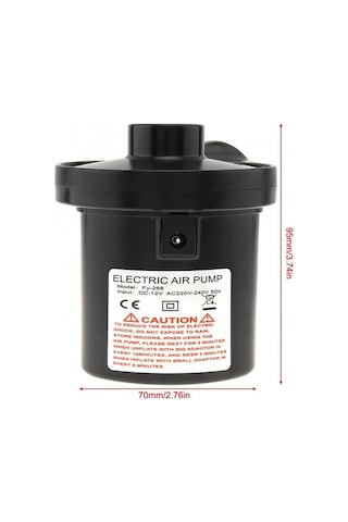 Ganzhoushop Taşınabilir Şişme Pompası Pompa Hava Emme Elektrikli Değiştirilebilir Dc Dc Çift Amaçlı Ab 220v 12v 12v / Gj Çok Renkli