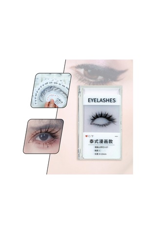 Suntek 14x Kirpik Etkisi Kartları Kullanımı Kolay Aksesuarlar Beyaz