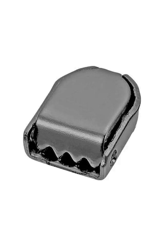 Ayakkabı Bağcık Klipsi Platin Metal 30 Adet Gri