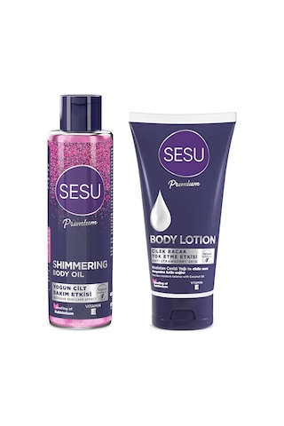 Sesu Vücut Yağı 150 + Vücut Losyonu 175 Ml 2 Li Set