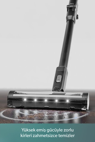 Homend Dustrider Pro 1270H Toz İstasyonlu Ergonomik Dikey Şarjlı Süpürge