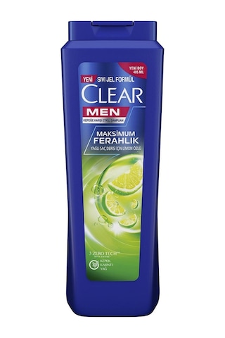 Clear Men Kepeğe Karşı Etkili Maksimum Ferahlık Şampuan 485 ML