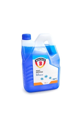 Burtech Mavi Antifriz -56 C 3 Litre Radyatör Motor Soğutma Sıvısı