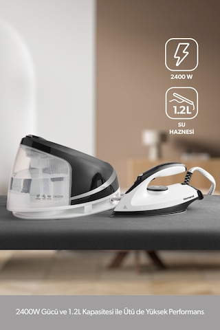 Homend Steamwork 1167H 2400 W Buhar Kazanlı Ütü