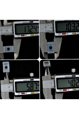 Shuıvan Vidalı Kroşe M4 Delikli 250'li Paket - Beyaz-1694