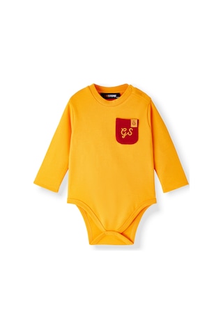 Gsstore Galatasaray Bebek Uzun Kollu 2 Li Body B252005 Sarı - Kırmızı