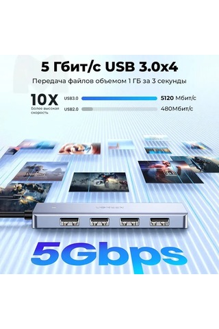 Symbee Green Link Cm219 Usb 3.0 4 Port Hub Genişletici - Mikro Usb Besleme Portlu, 15cm Kablolu, Hızlı Veri Transferi, Ev Ve Ofis Kullanıma Uygun