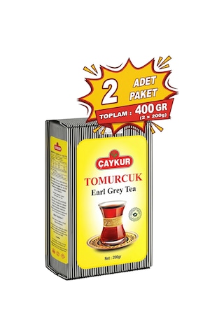 Tomurcuk Kokulu Çay Poşet Ambalaj 200 Gr. İkili Paket