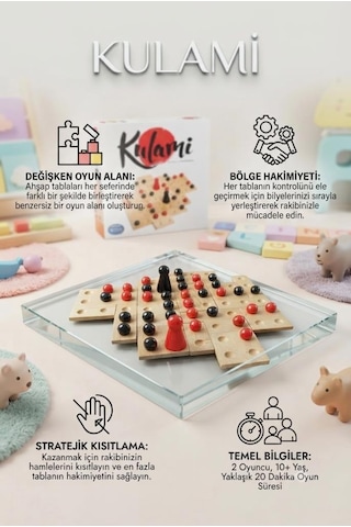 Kulami: Strateji Ve Zeka Dolu Eğlenceli 2 Kişilik Strateji Eğitici Masa Oyunu Seti