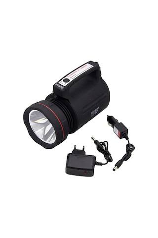 Gs-8006 Parlak Ledli Taşınabilir Şarj Edilebilir El Feneri 15w Lisinya Çok Renkli