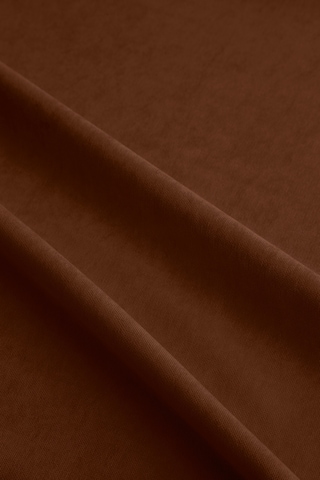 Gauze Fabric Design Kadife Dokulu Dertsiz Masa Örtüsü, Safir Koyu Kiremit