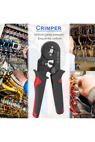 Yifomall "yüksek Kaliteli Kablo Pense Takımı - 1200 Adet Kablo Ucu Ve Saklama Kutusu İle Profesyonel Sıkma Aleti"