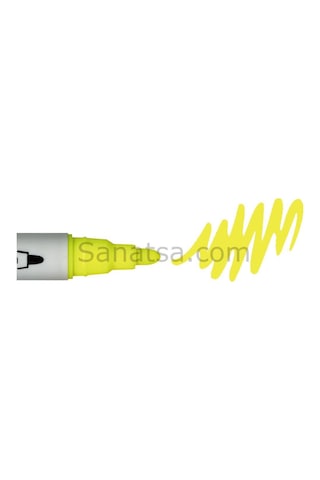 Su Bazlı Kalem Zig Clean Color F Fl Yellow Tcs-6000T-001