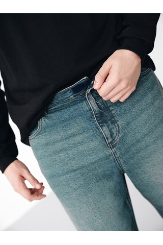 Lcw Limitless İndigo Kolay Giyilebilir Yanlardan Çıtçıtlı Erkek Jean Pantolon