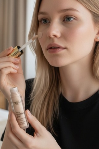 Wonderway Full Coverage 2-in-1 Fondöten & Kapatıcı Concealer 01 Açık Ten