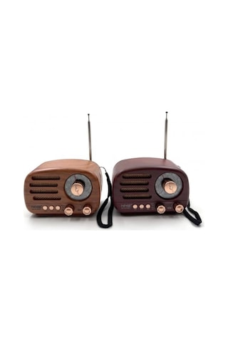 Ahşap Retro Radyo