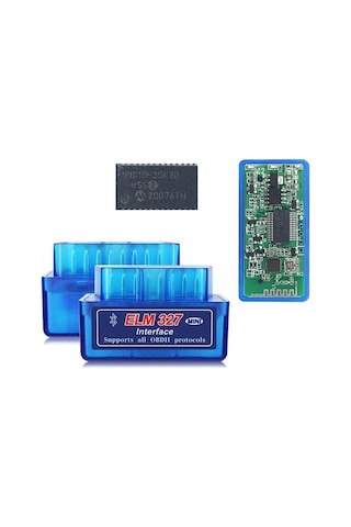 Elm327 Çift Çipsetli Pic18F25K80 Bluetooth Araç Arıza Tespit Ciha