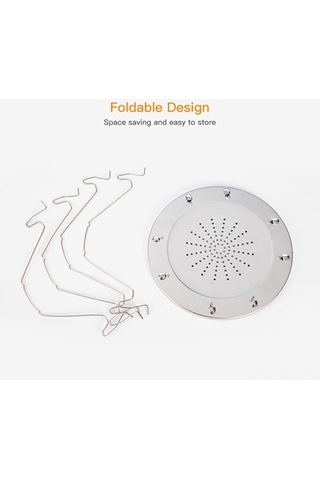 Fortunelane Katlanır Paslanmaz Çelik Ekmek Kızartma Makinesi - 4 Dilim, Hızlı