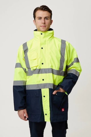 Eradium 5n1 Reflektörlü İş Güvenliği Parkası F.sarı-lacivert