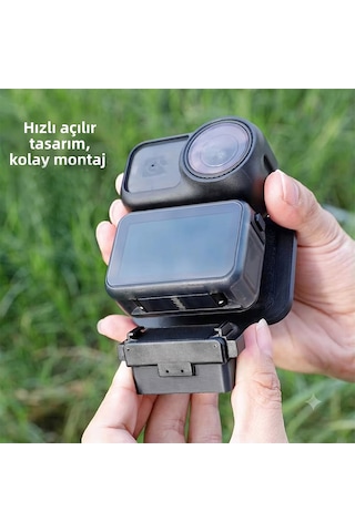 Teknoroket Djı Osmo Nano Uyumlu Manyetik Kamera Tutucu Ve Stand Manyetik Braket Siyah