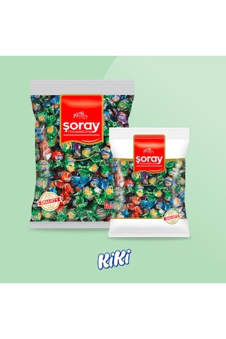 Şoray Kiki Meyve Aromalı Sert Şeker 960 G