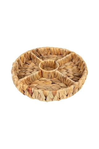 Naturalove Hasır Sunum Tabağı - 5 Gözlü