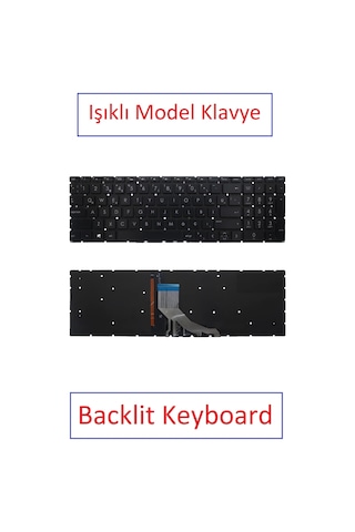Notebook Klavye, Siyah-ışıklı - Hp Pavilion 255 G8 7n4w6aa, Tpn-c135 Muadili İle Uyumlu