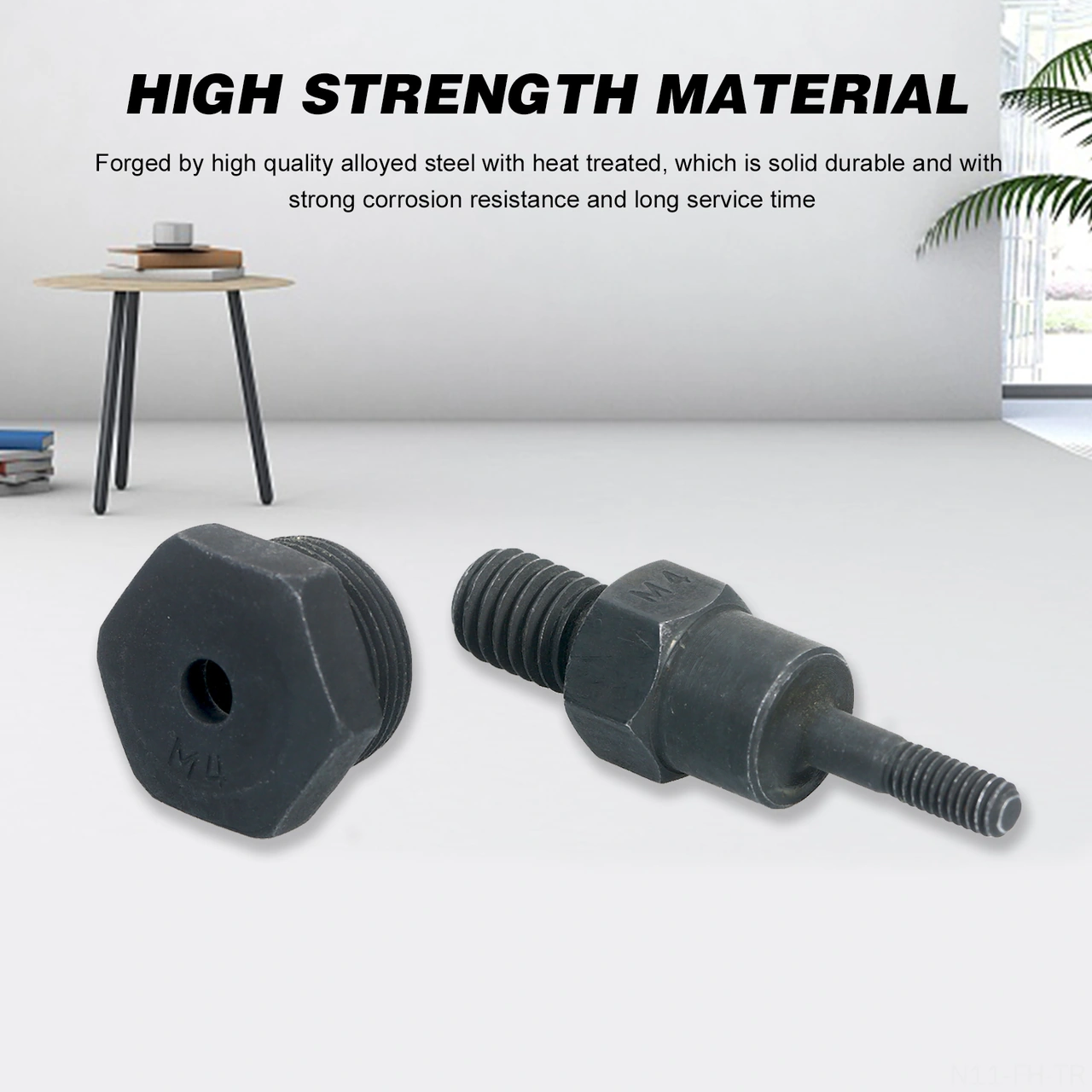 Folinda M4 Cıvata Çekici Ucu - Allyuminyum Çelik - Renkli Etiketli Plastik Kutu İle Tekli Paket