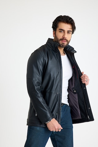 Franko Armondi Klasik Erkek Deri Ceket E55-kd-2907-24133 Siyah