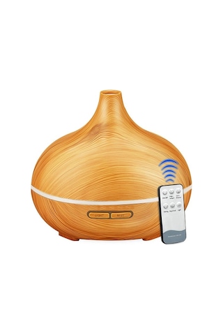 Hava Nemlendirici Hava Difüzör Kokulu Uçucu Yağ Aroma Difüzör 550 Ml Kumandalı Led Işıklı