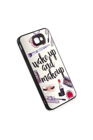 Newface Samsung Uyumlu, Galaxy J7 Prime Kılıf Mirror Desenli Kapak - Mirror - 3 - Özel Seri 8683140569525 Bej
