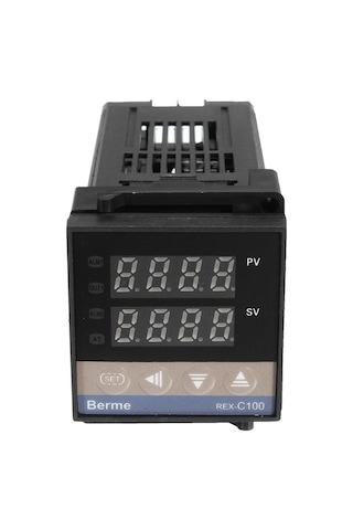 Dijital Lcd Pıd Rex-c100 Sıcaklık Kontrol Cihazı Seti + K Termokupl + Maks. 40a Ssr