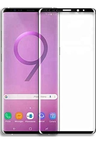 Samsung Galaxy Note 9 İle Uyumlu Şeffaf Esnek Kavisli Ekranı Tam Kaplayan Pet Ekran Koruyucu