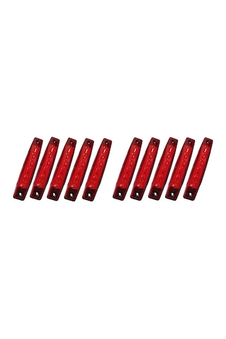 Thoc Dorse Parmak Led 12v 6 Led Kırmızı 10 Adet