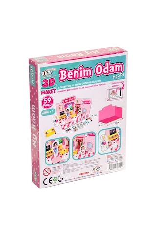 Benim Odam Maket 3 Boyutlu Puzzle