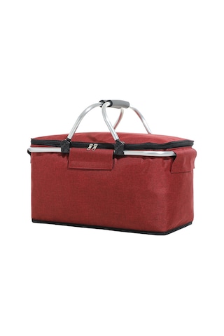 Symbee 30l Büyük Kapasiteli Isı Saklama Sepeti - Sıcak/soguk Tutucu, Dış Mekan Piknik, Kamp, Alışveriş İçin Kırmızı Çok Renkli