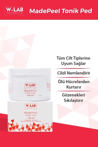 W-Lab Cosmetics Madepeel Tonic Ped 40'lı