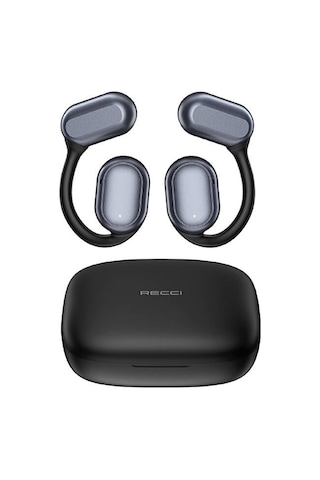 Recci REP-W76 Elegant Serisi OWS Wireless Hi-Fi Dijital Led Göstergeli Bluetooth 5.3 Kulak İçi Kulaklık