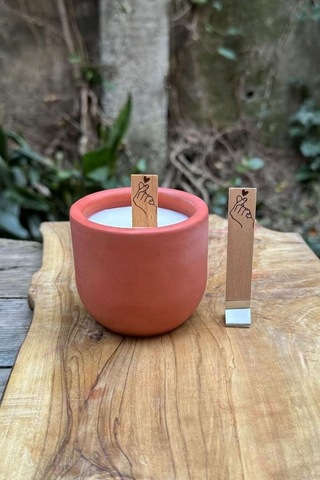Rufus Concept Düz Model Ahşap Mum Fitili Ve Yapışkanlı Fitil Sehpası 12 Adet 15mm X 100mm X 0,5mm Sevgililer Günü Temalı Desen