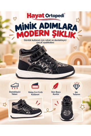 Özpınarcı Deri Ve Confort Bebe Bot Siyah